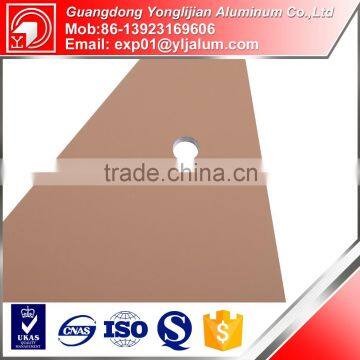 Fine quality industrial aluminum square tube with wood grain