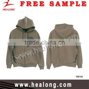 Mens lLong Sleeveless Gym Pullover Side Zipper Custom Hoodie Sweater