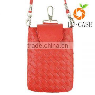 Universal Cellphone Pouch Soft PU Leather Mini Bag 6 inch Smartphones bag for iphone
