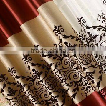 customized window curtain fabric fire retardant blackout fabric for bedroom