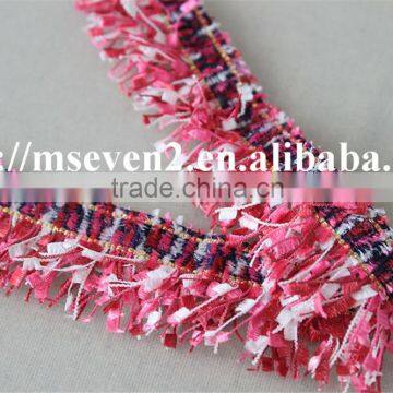 Fashion Color Tassel Fringe Lace Trim Polyester Tassel Fabric Embroidery Lace photo-2