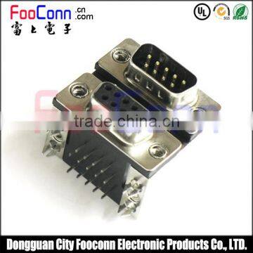 Double Port DR connector 9P male to DR 9P female