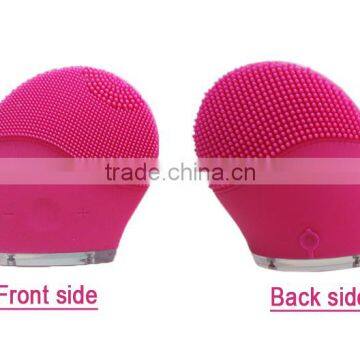 BP-SK1068 high quality Electronic silicone face cleansing brush,silicone face exfoliate brush