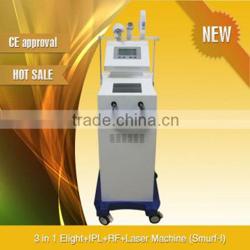 3 systems ipl rf laser beauty machine hair removal skin rejuvenation