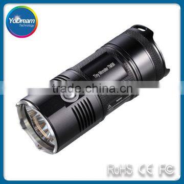 Nitecore TM06 Lightest Flashlight 4* Xml2 U2 Led 3800 Lumens 334M Distance Powerful Glare Torch By 4* 18650 Li-ion Battery