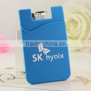 sales promotion gifts card holder ,silicone smart wallet applied for phone ,card case