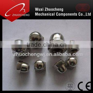 stainless steel din1587 hex cap nut