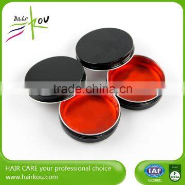 Professional fashion strong hold wax water based pomade