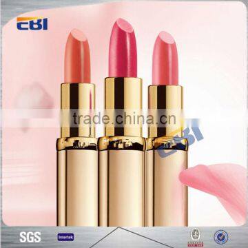 Gold black empty lipstick tubes packaging