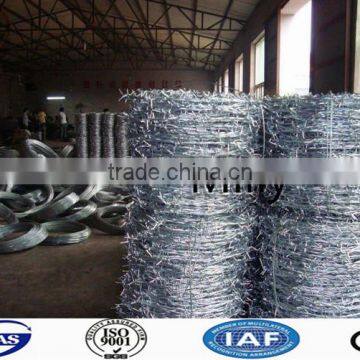 military barbed wire /Farming Barbed Wire/Galvanised Double Stranded Barbed Wire Livestock Security Fencing 200m