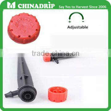 Adjustable Water Flow Irrigation Drippers on Stake Emitter Drip System