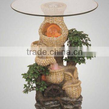 Factory Custom Made Fountain Resin Table