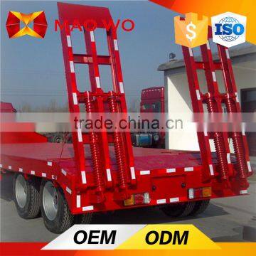 MAOWO 3 Axles Used Low Bed Semi Trailer for Sale photo-5