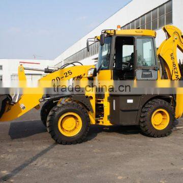 New Designed Backhoe Loader Rated Load 2.5T, Bucket Capacity 1.3m3,Backhoe Capacity 0.3m3