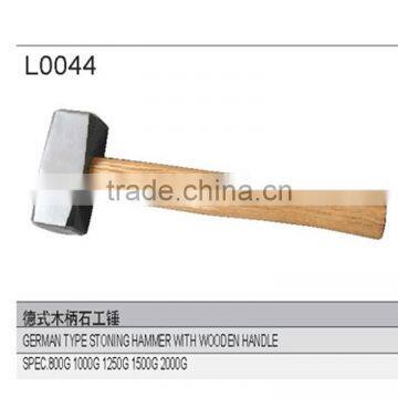 1kg Cast Iron Cheap Mason Hammer With Wooden Handle photo-4