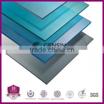 high quality UV protection ten years warrantty Polycarbonate compact Sheets