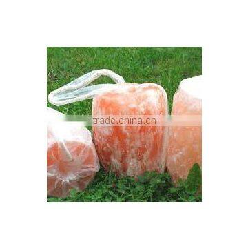 Organic menalized rock salt block for animals