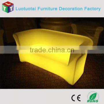 Hight Quality Led Sofa for Sale /cheap Plastic Lighting Led Sofa photo-2