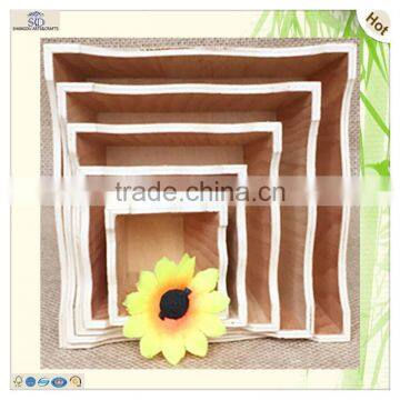 Cheap Triangle Laser Cutting Lacy Wooden Chocolate Pot Box photo-5