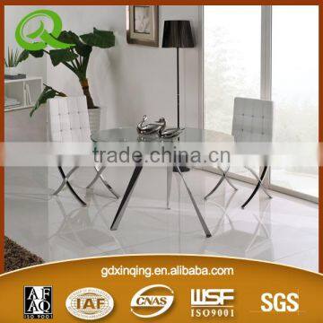 TH323 Guangdong wholesale glass top dining table