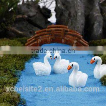 CY309 White Swan Moss Micro Landscape Ornaments DIY Decoration for Home Office photo-4