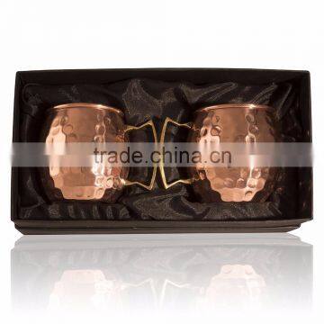 16oz Set of 2 100% Pure Copper Mugs For Wholesale photo-2