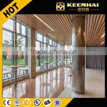 Interior Circular Metal Post Pillar Cladding