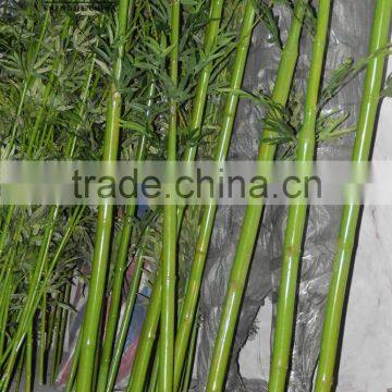 SJ Plastic Realistic Artificial/leek Arrangement of Bamboo With Leaves,bamboo Poles photo-3