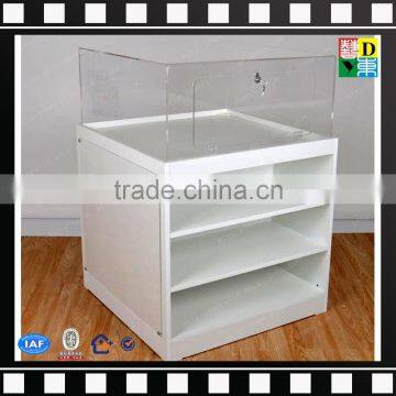 Factory direct sale high quality custom design acrylic floor stand display cabinet/showcase