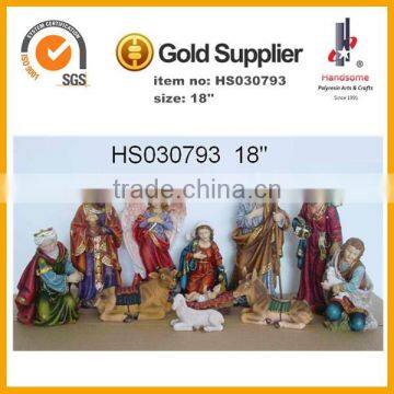 Out Door Resin Religious Items Nativity Set Jesus Birth photo-3