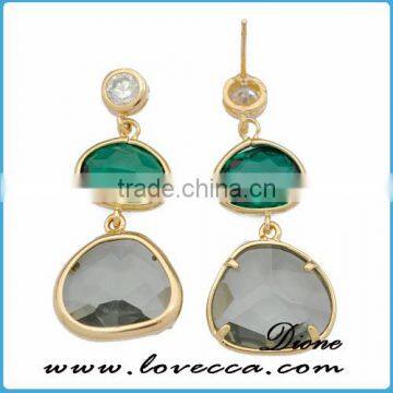 Fashionable Drop Earings Gold Dangle Earrings Stud Earrings for Girls photo-2