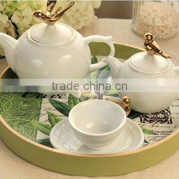 Decorative Hot Selling Factory Manufacture Paint Wooden Tray photo-2