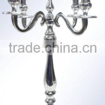 Aluminum Candelabra 5 Candle, Candelabra, Chandle Holder, Wedding Candelabra photo-5