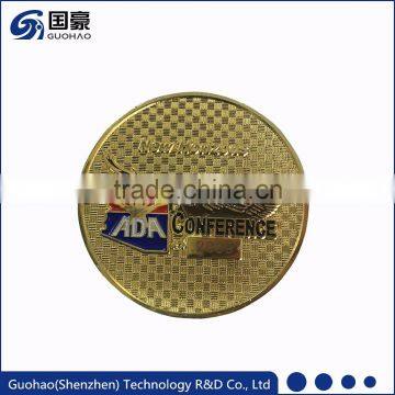 Custom vintage golden coins conference commemorative coin