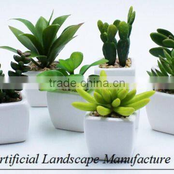Artificial Green Mini Plants for Office Decoration photo-2