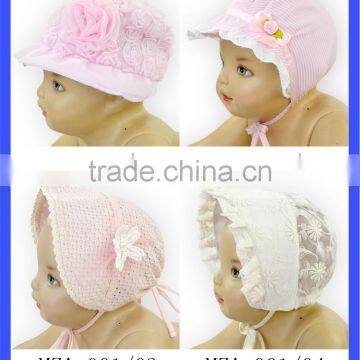 Wholesale Baby Hat Cotton Pink Lace Hat Baby Caps and Hats photo-6