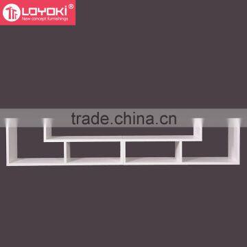 Creative Design Mdf Wood TV Console New 2 Pieces Bookcase Home Furniture tv Stand photo-4