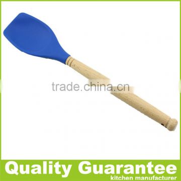 High Quality Wooden Baking Utensil Set Silicone Kitchen Utensil Set photo-4