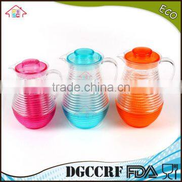 NBRSC Set of 5 Piece Plastic ps Cold Water Kettle Spiral Drinking Water Jug Tea Pot Water Jug With Cups photo-4