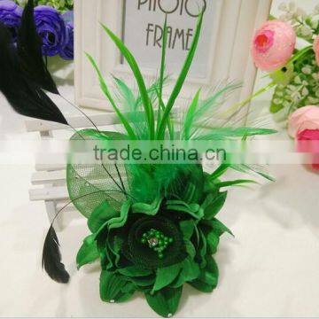 High Quality Flower Fabric Brooch for Hair or Cloth Decoration photo-3