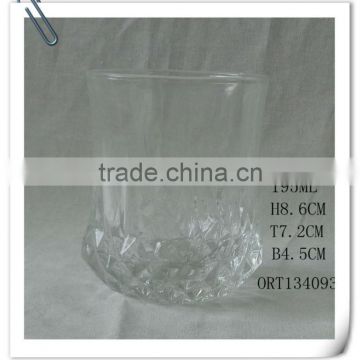 Clear popular whiskey glass cup