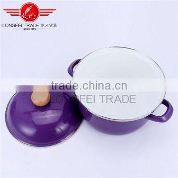 3pcs Persimmon Type Casserole, Enamel Pot, Ceramic Stockpot/saucepot photo-5