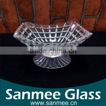 Small Size Custom Grid Ice Cream Glass Cups