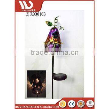 Iron Bird Garden House Shaped Solar Stake Light photo-2