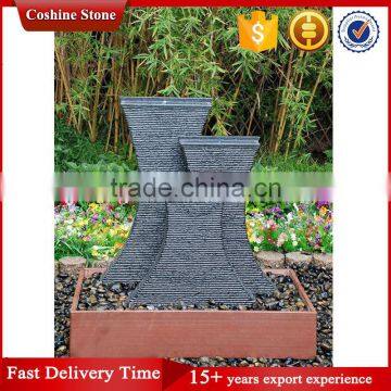 Natural Garden Stone Water Fountain With Pots photo-4