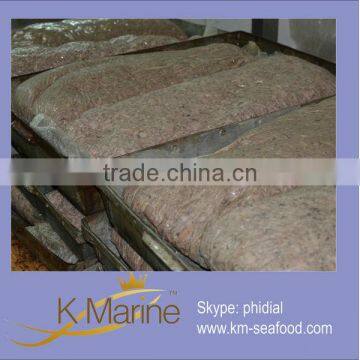 Vacuum packing dried fish flakes