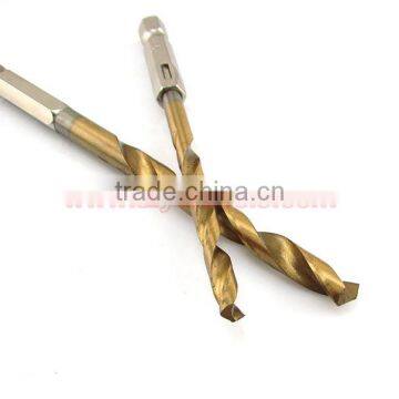 13pcs/set Titanium Coated HSS Twist Drill Bit Set for Metal Power Tools Drill Accessories With 1/4" Hex Shank photo-4