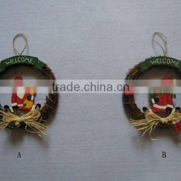 Christmas rattan wreath JA01-W4437