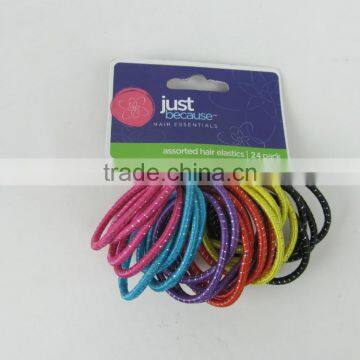 24Pcs Elastic Hair Bands
