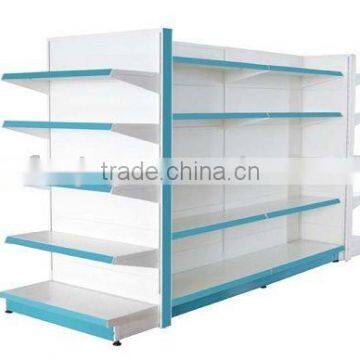 heavy duty plain backpanel supermarket shelving( 40*80upright)